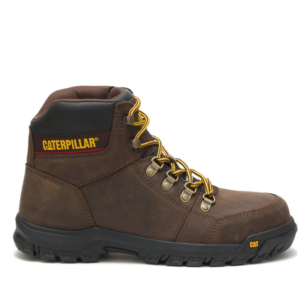 CAT Men's Work Boots with Outline Steel Toe from GME Supply